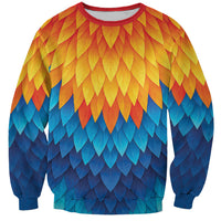 Polynesia Colorful Rooster Costume Sweatshirt LT05 Unisex Multicolor - Polynesian Pride