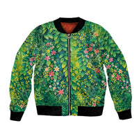 Polynesian Enchanted Mother Nature Costume Bomber Jacket LT05 Unisex Green - Polynesian Pride