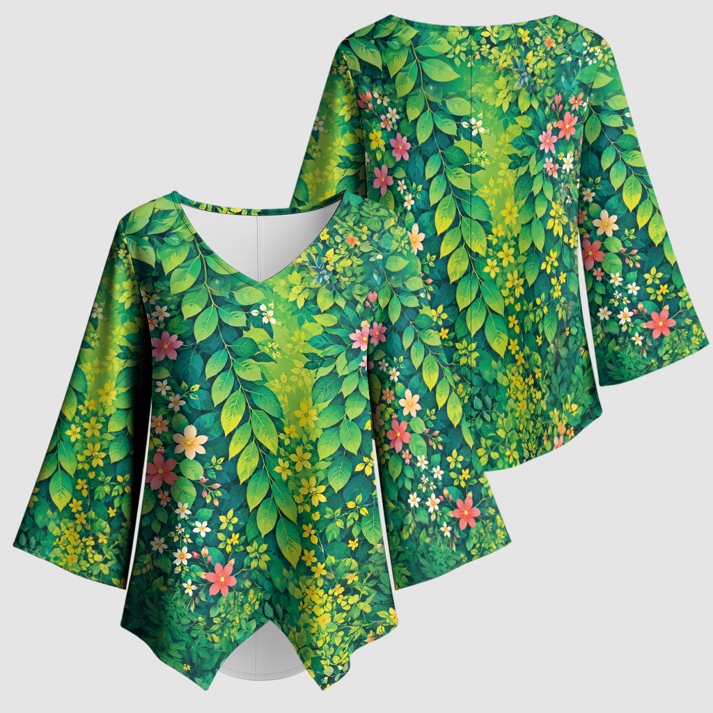 Polynesian Enchanted Mother Nature Costume Kimono Sleeve Blouse LT05 - Polynesian Pride