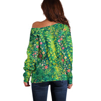 Polynesian Enchanted Mother Nature Costume Off Shoulder Sweater LT05 - Polynesian Pride