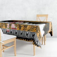 Custom Hawaii James Campbell High School Christmas Tablecloth Tropical Santa Claus LT05 - Polynesian Pride
