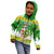 Custom Hawaii Kaimuki High School Christmas Kid Hoodie Tropical Santa Claus LT05 - Polynesian Pride