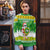 Custom Hawaii Kaimuki High School Christmas Ugly Christmas Sweater Tropical Santa Claus LT05 - Polynesian Pride