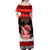 Custom Hawaii Kalani High School Christmas Off Shoulder Maxi Dress Tropical Santa Claus LT05 - Polynesian Pride