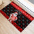 Custom Hawaii Kalani High School Christmas Rubber Doormat Tropical Santa Claus LT05 - Polynesian Pride