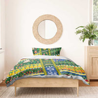 Solomon Islands Christmas Bedding Set Festive Beach Vibes LT05 - Polynesian Pride