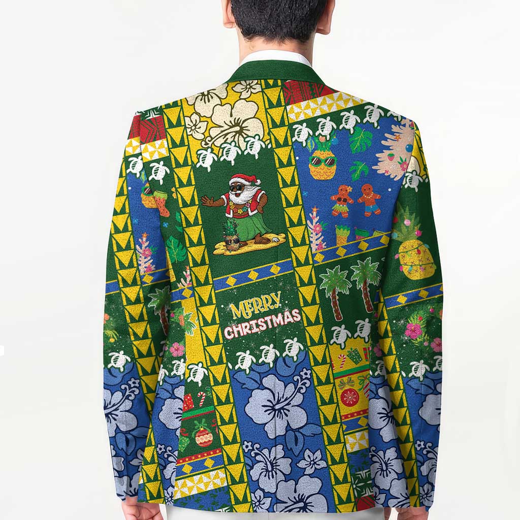 Solomon Islands Christmas Blazer Festive Beach Vibes LT05 - Polynesian Pride