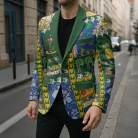 Solomon Islands Christmas Blazer Festive Beach Vibes LT05 - Polynesian Pride