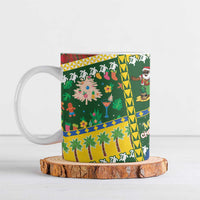 Solomon Islands Christmas Ceramic Mug Festive Beach Vibes - Polynesian Pride