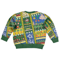 Solomon Islands Christmas Kid Ugly Christmas Sweater Festive Beach Vibes - Polynesian Pride