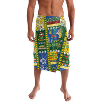 Solomon Islands Christmas Lavalava Festive Beach Vibes LT05 Green - Polynesian Pride