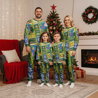 Solomon Islands Christmas Pajama Set Festive Beach Vibes LT05 - Polynesian Pride