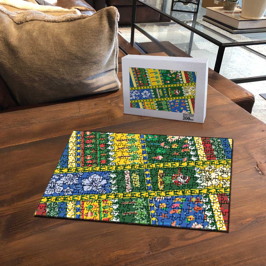Solomon Islands Christmas Puzzle Festive Beach Vibes LT05 - Polynesian Pride
