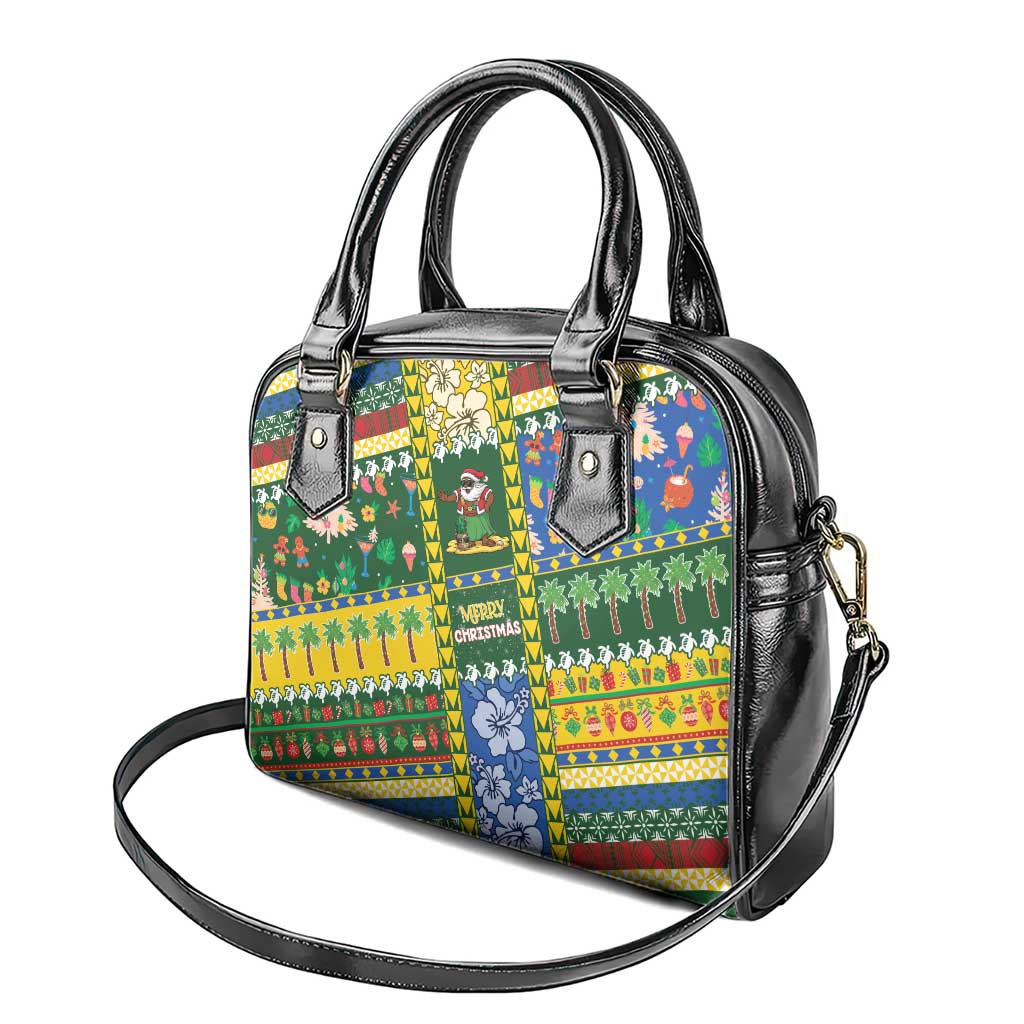 Solomon Islands Christmas Shoulder Handbag Festive Beach Vibes - Polynesian Pride