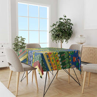 Solomon Islands Christmas Tablecloth Festive Beach Vibes - Polynesian Pride