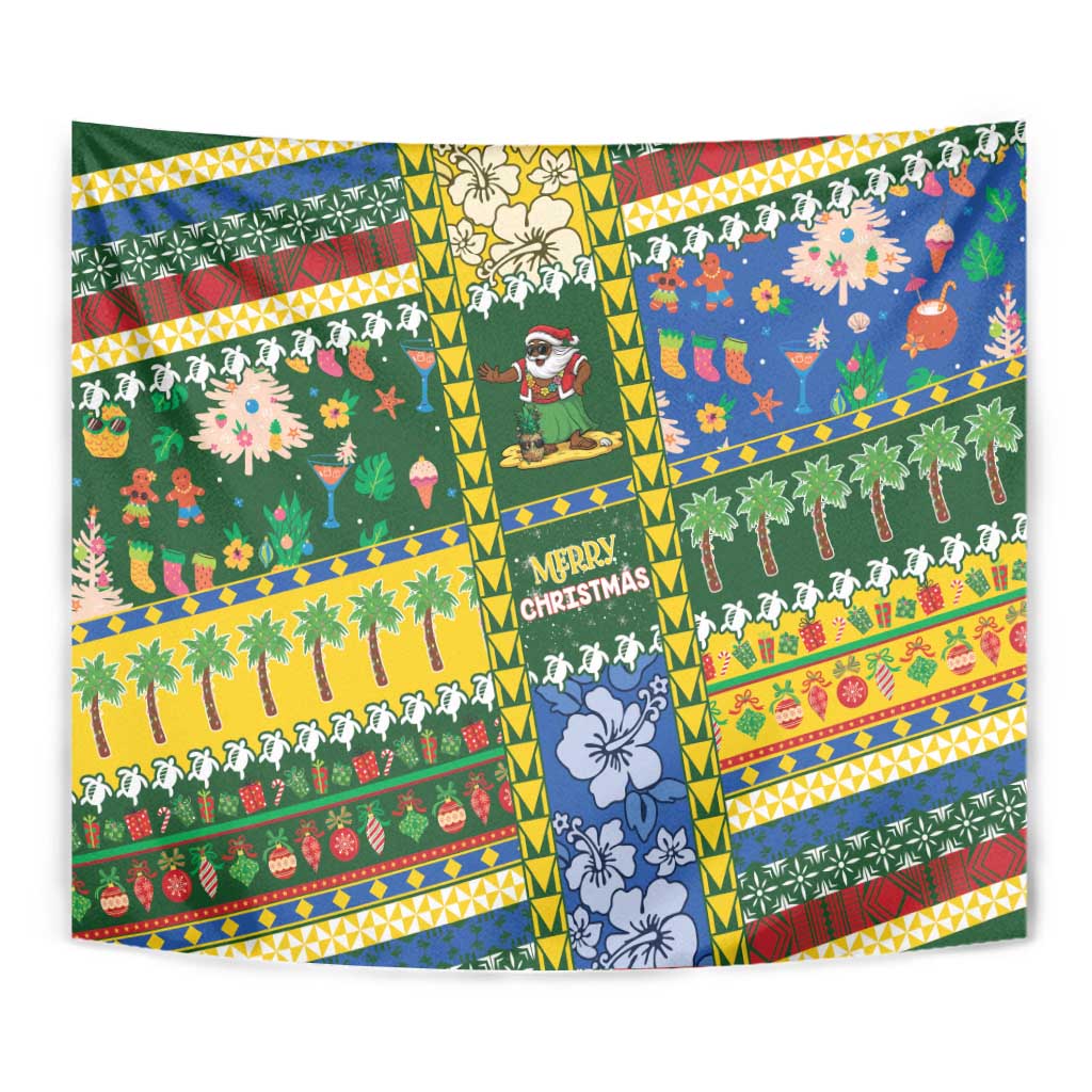 Solomon Islands Christmas Tapestry Festive Beach Vibes LT05 - Polynesian Pride