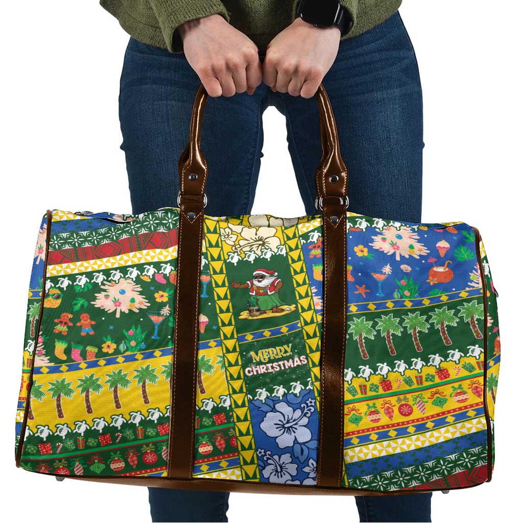 Solomon Islands Christmas Travel Bag Festive Beach Vibes - Polynesian Pride