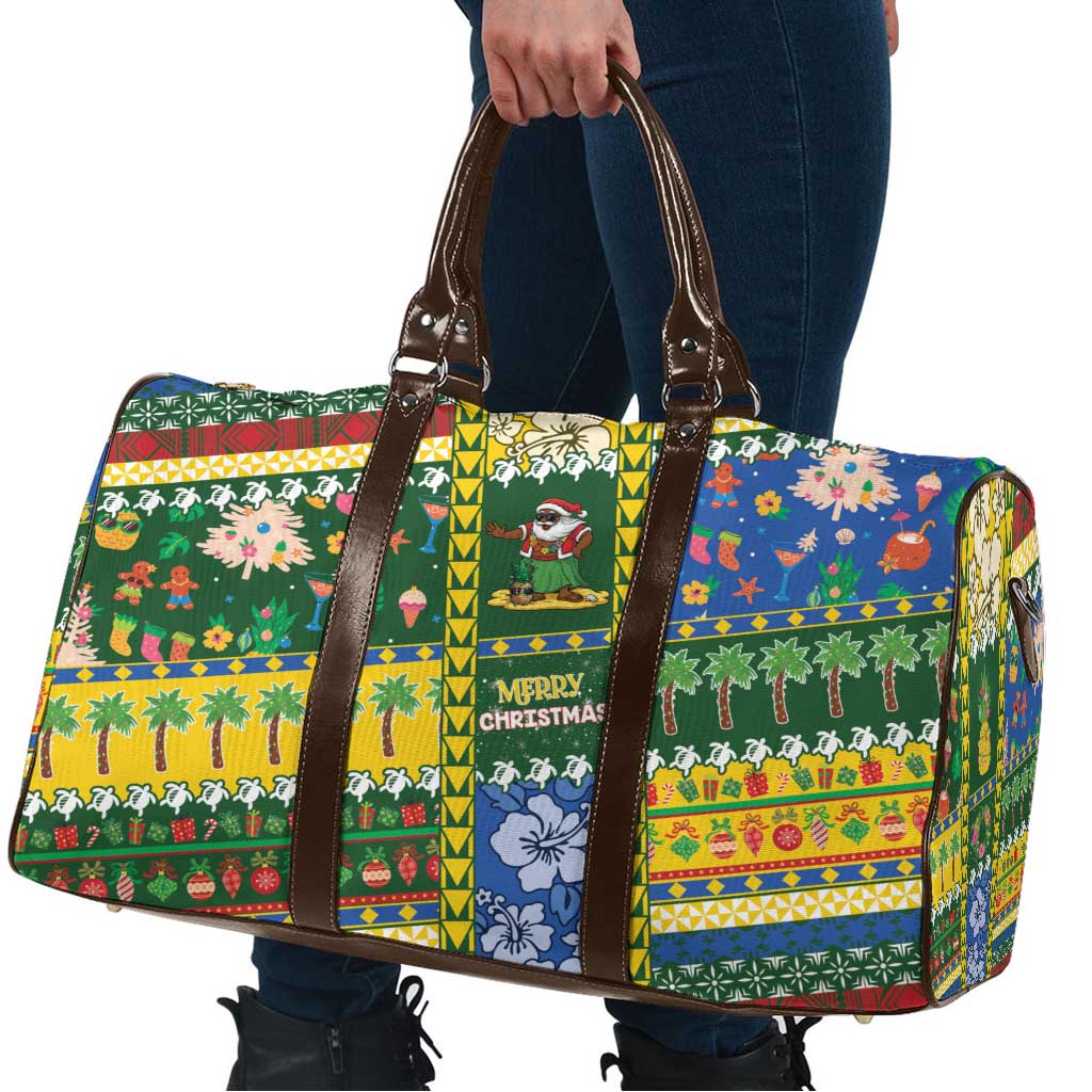 Solomon Islands Christmas Travel Bag Festive Beach Vibes - Polynesian Pride