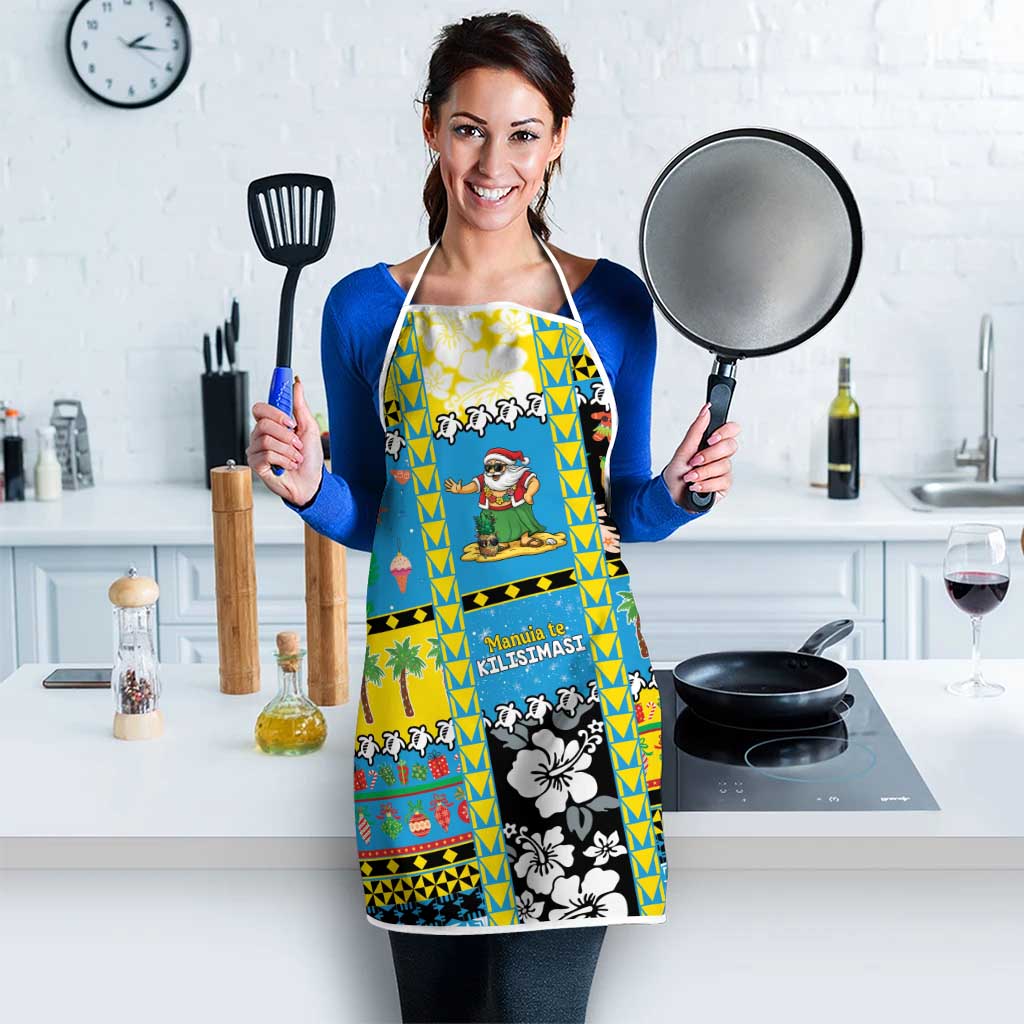 Tuvalu Christmas Apron Festive Beach Vibes - Polynesian Pride