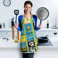 Tuvalu Christmas Apron Festive Beach Vibes - Polynesian Pride
