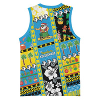Tuvalu Christmas Basketball Jersey Festive Beach Vibes LT05 - Polynesian Pride