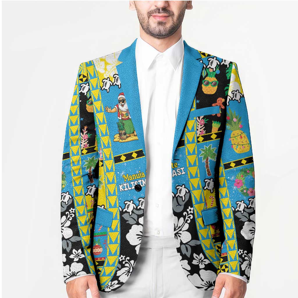 Tuvalu Christmas Blazer Festive Beach Vibes LT05 - Polynesian Pride
