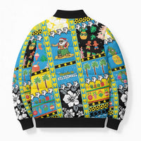Tuvalu Christmas Bomber Puffer Jacket Festive Beach Vibes LT05 - Polynesian Pride