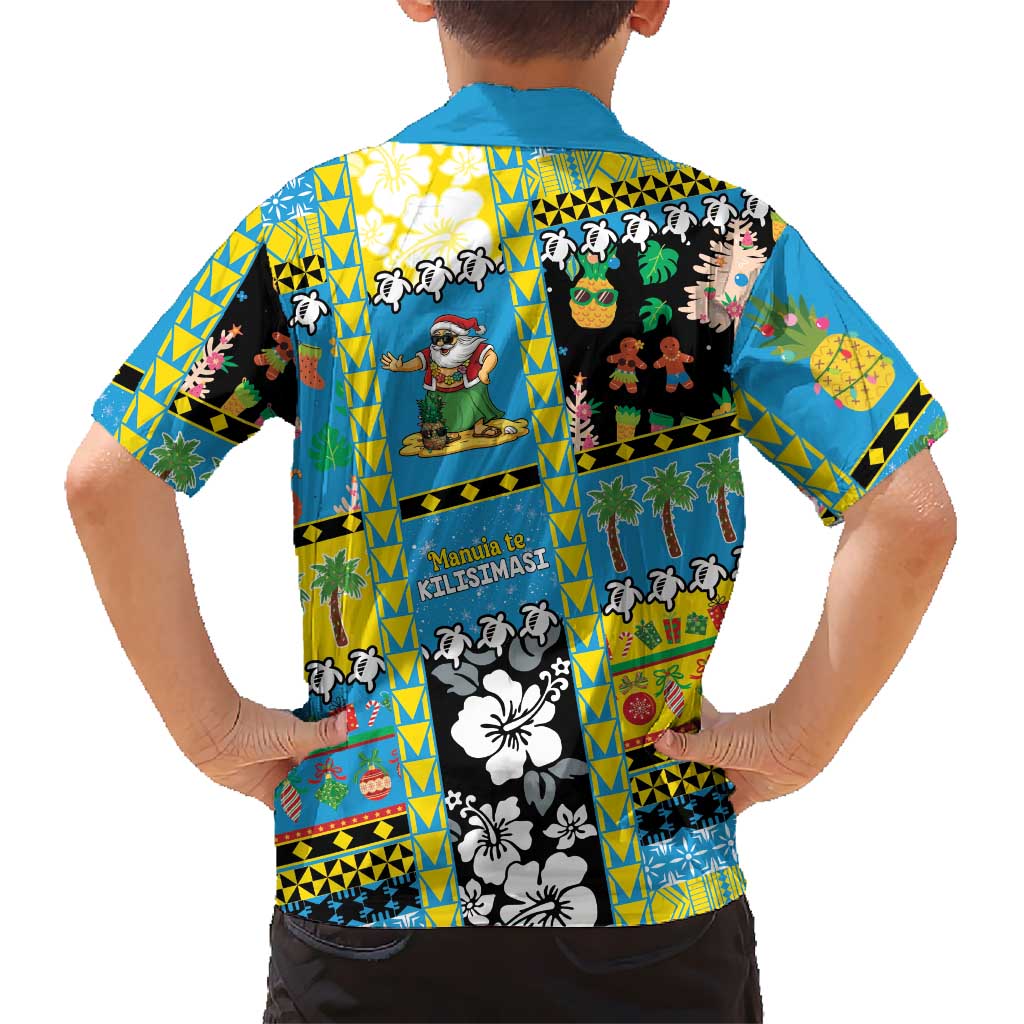 Tuvalu Christmas Family Matching Summer Maxi Dress and Hawaiian Shirt Festive Beach Vibes LT05 - Polynesian Pride