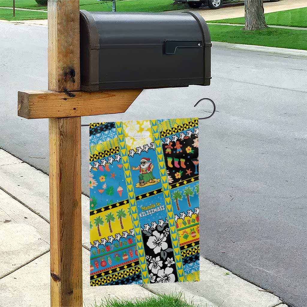 Tuvalu Christmas Garden Flag Festive Beach Vibes - Polynesian Pride