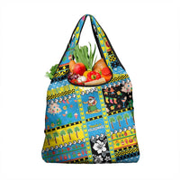 Tuvalu Christmas Grocery Bag Festive Beach Vibes - Polynesian Pride