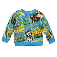 Tuvalu Christmas Kid Ugly Christmas Sweater Festive Beach Vibes - Polynesian Pride