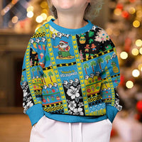 Tuvalu Christmas Kid Ugly Christmas Sweater Festive Beach Vibes - Polynesian Pride