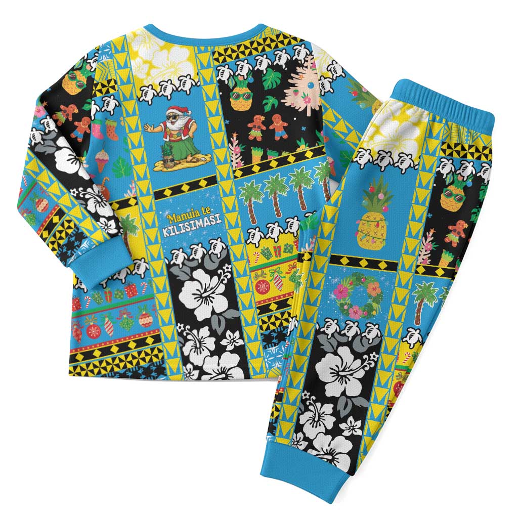 Tuvalu Christmas Pajama Set Festive Beach Vibes - Polynesian Pride