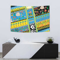Tuvalu Christmas Tapestry Festive Beach Vibes LT05 - Polynesian Pride