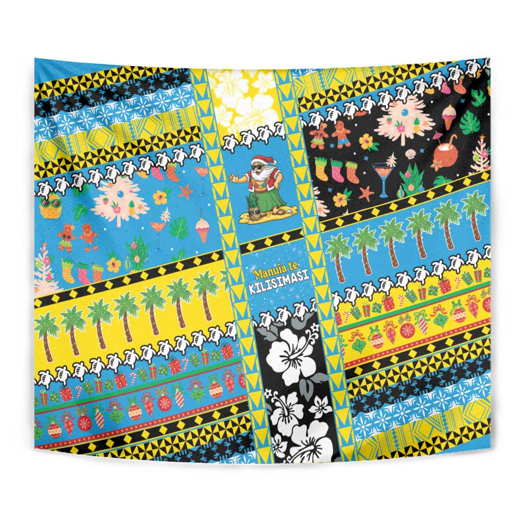 Tuvalu Christmas Tapestry Festive Beach Vibes LT05 - Polynesian Pride