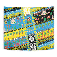 Tuvalu Christmas Tapestry Festive Beach Vibes LT05 - Polynesian Pride
