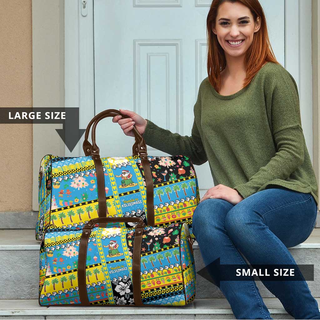 Tuvalu Christmas Travel Bag Festive Beach Vibes - Polynesian Pride