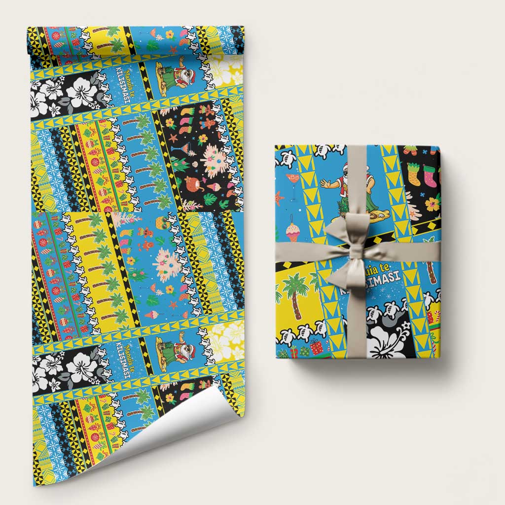 Tuvalu Christmas Wrapping Paper Festive Beach Vibes - Polynesian Pride