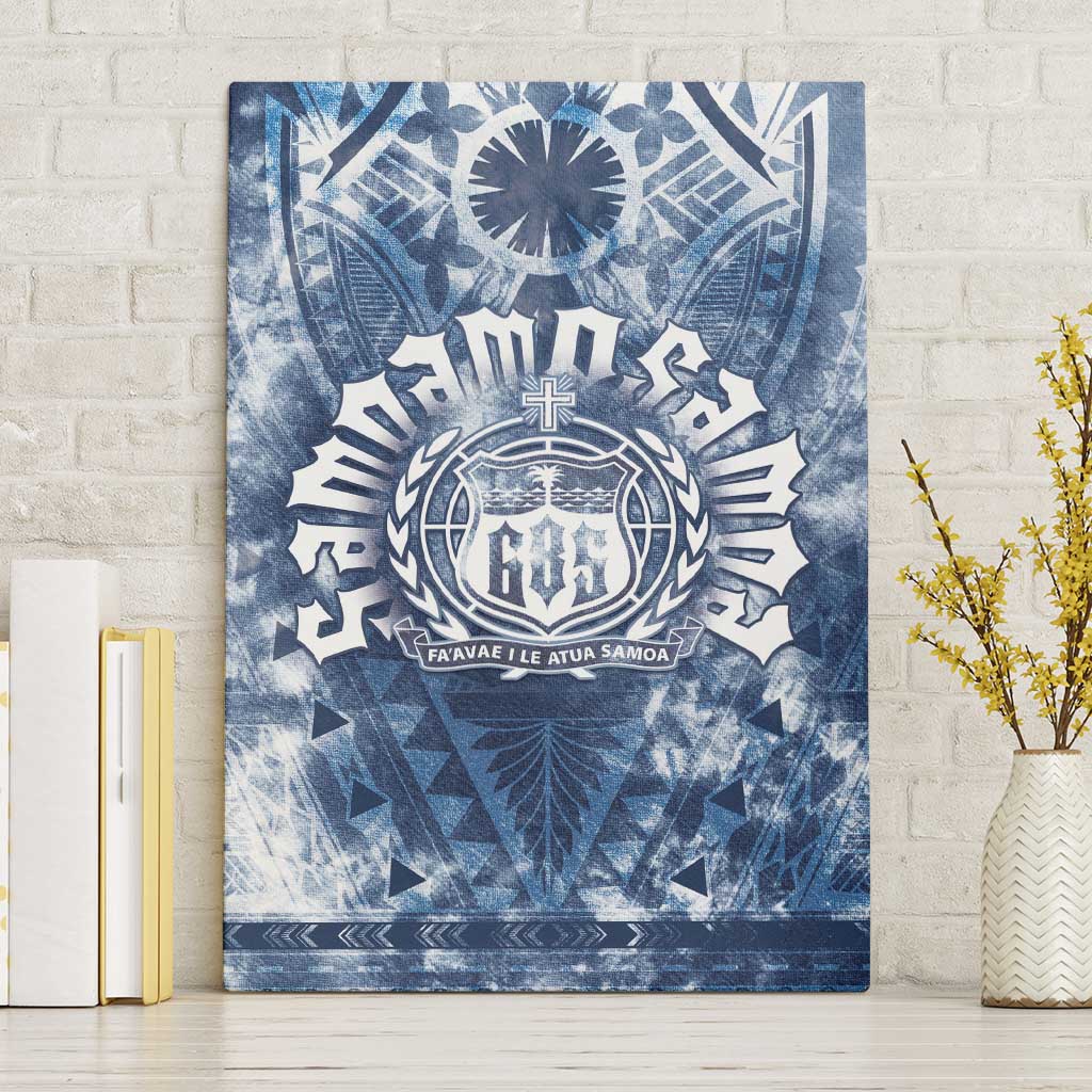 Samoa 685 Canvas Wall Art Polynesian Pattern Tie Dye Style