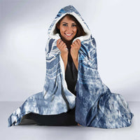 Samoa 685 Hooded Blanket Polynesian Pattern Tie Dye Style