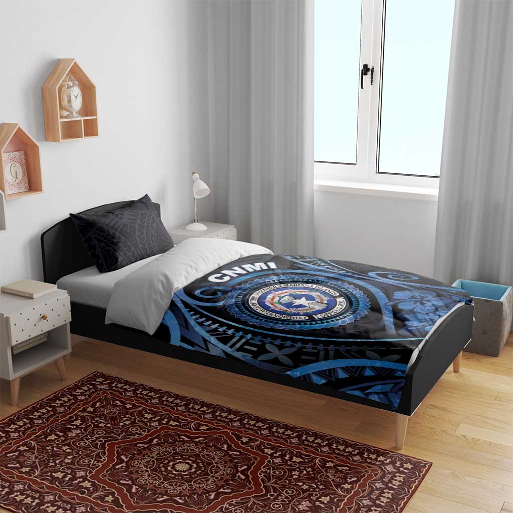 Northern Mariana Islands Bedding Set Ocean Floral Pattern LT05 - Polynesian Pride