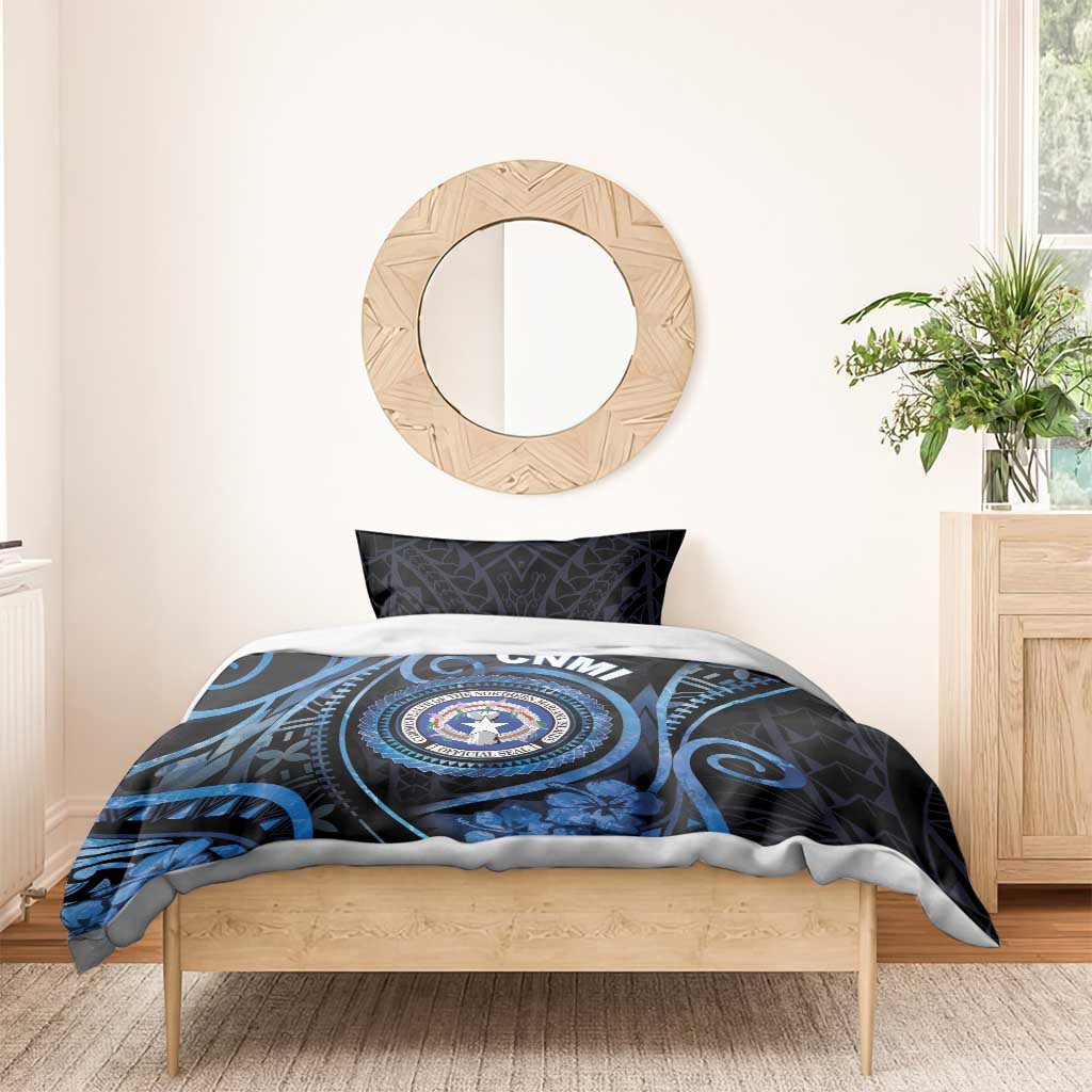 Northern Mariana Islands Bedding Set Ocean Floral Pattern LT05 - Polynesian Pride