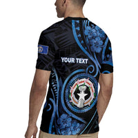 Personalized Northern Mariana Islands Rugby Jersey Ocean Floral Pattern LT05 - Polynesian Pride