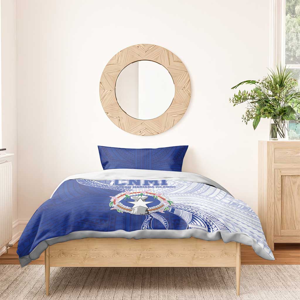 Northern Mariana Islands Bedding Set CNMI Seal LT05 - Polynesian Pride
