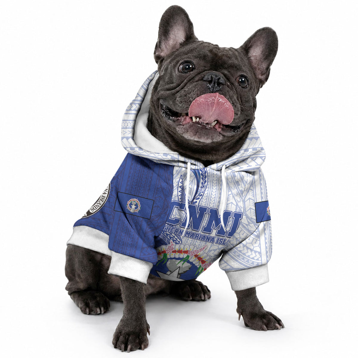 Personalized Northern Mariana Islands Pet Hoodie CNMI Seal