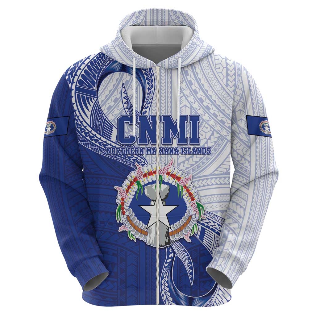 Personalized Northern Mariana Islands Zip Hoodie CNMI Seal