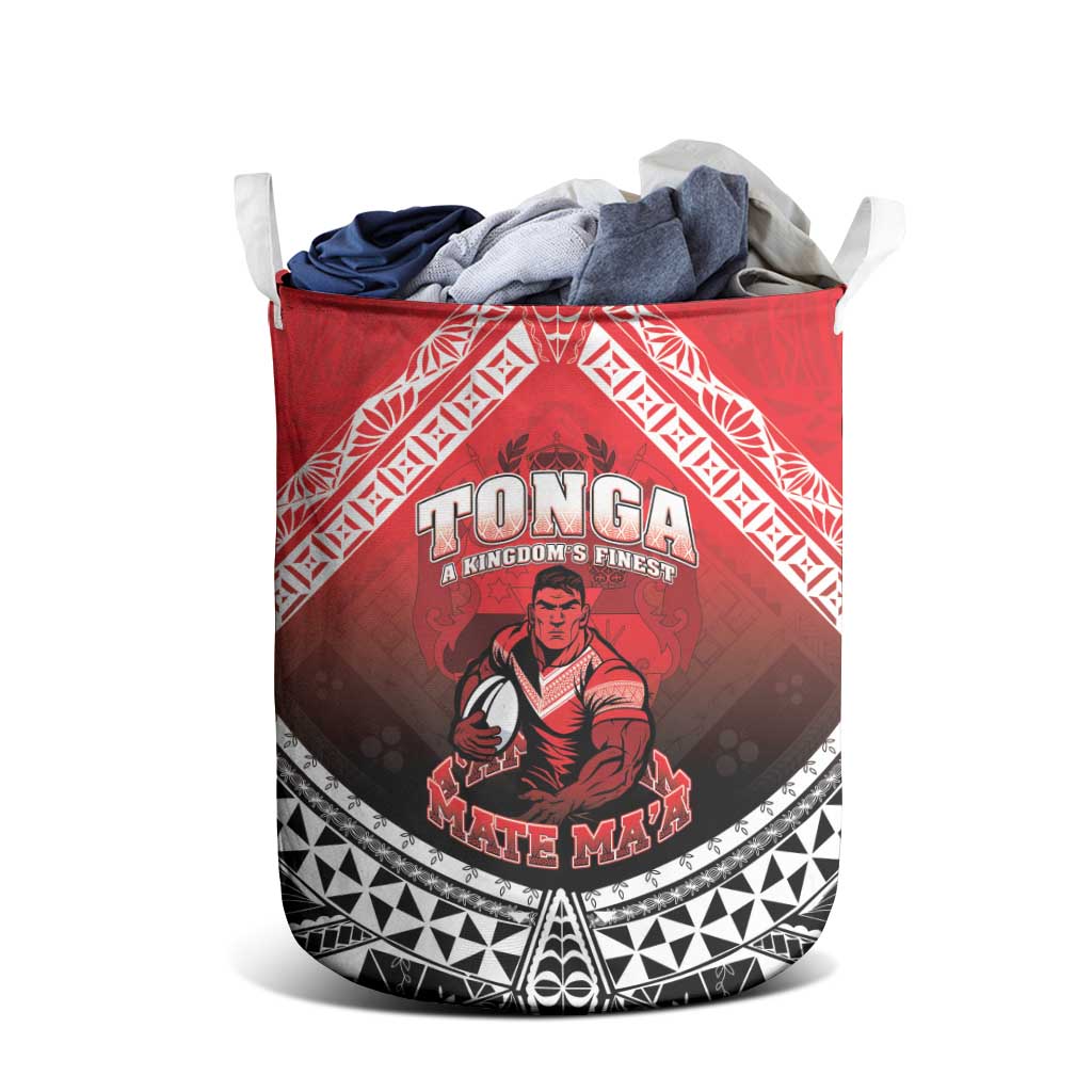 Rugby Tonga MMT Laundry Basket Mana O Tonga LT05 - Polynesian Pride
