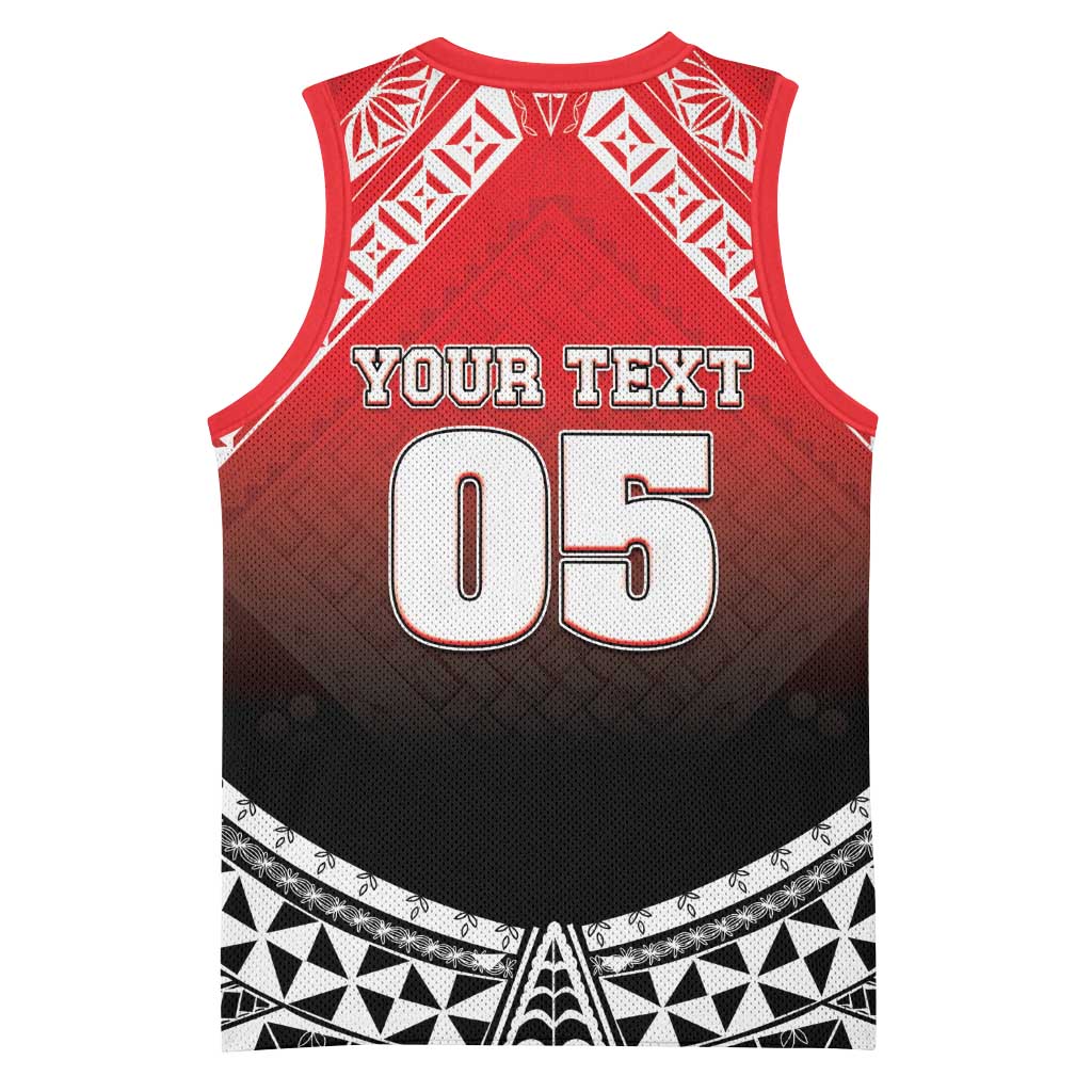 Custom Rugby Tonga MMT Basketball Jersey Mana O Tonga - Polynesian Pride