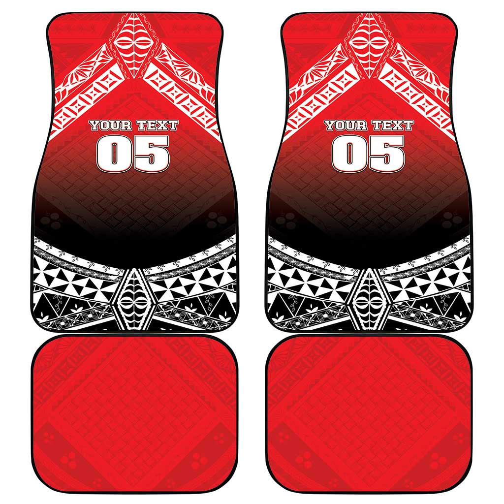 Custom Rugby Tonga MMT Car Mats Mana O Tonga LT05 - Polynesian Pride