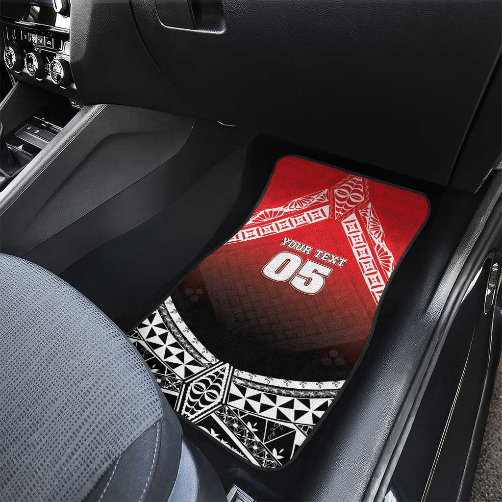 Custom Rugby Tonga MMT Car Mats Mana O Tonga LT05 - Polynesian Pride